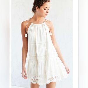 Sundress- Kimchi Blue Ivory Sleeveless Dress